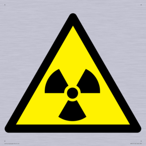W003 Warning: Radioactive material or ionizing radiation